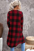 Print Colorblock Long Cardigan